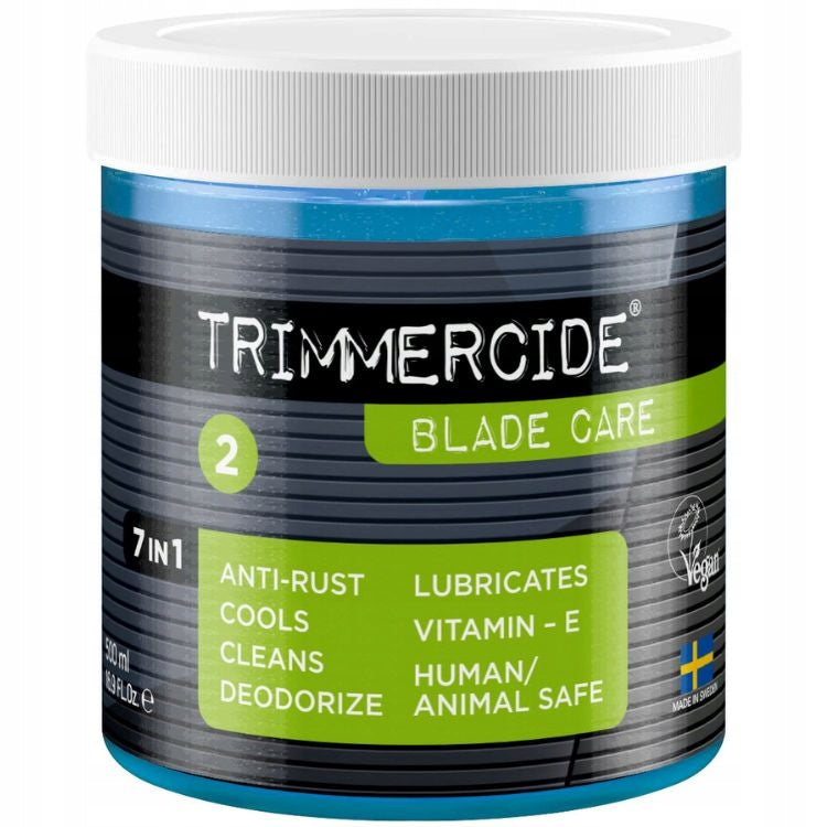 TRIMMERCIDE PROFESSIONAL BLADE CLEANER BLADE 7IN1 JAR 500 ML