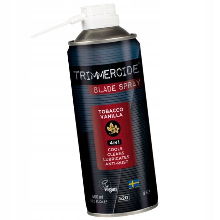 TRIMMERCIDE SPRAY FOR CLEANING AND MAINTENANCE OF RAZOR BLADES 4IN1 400 ML Packaging status original