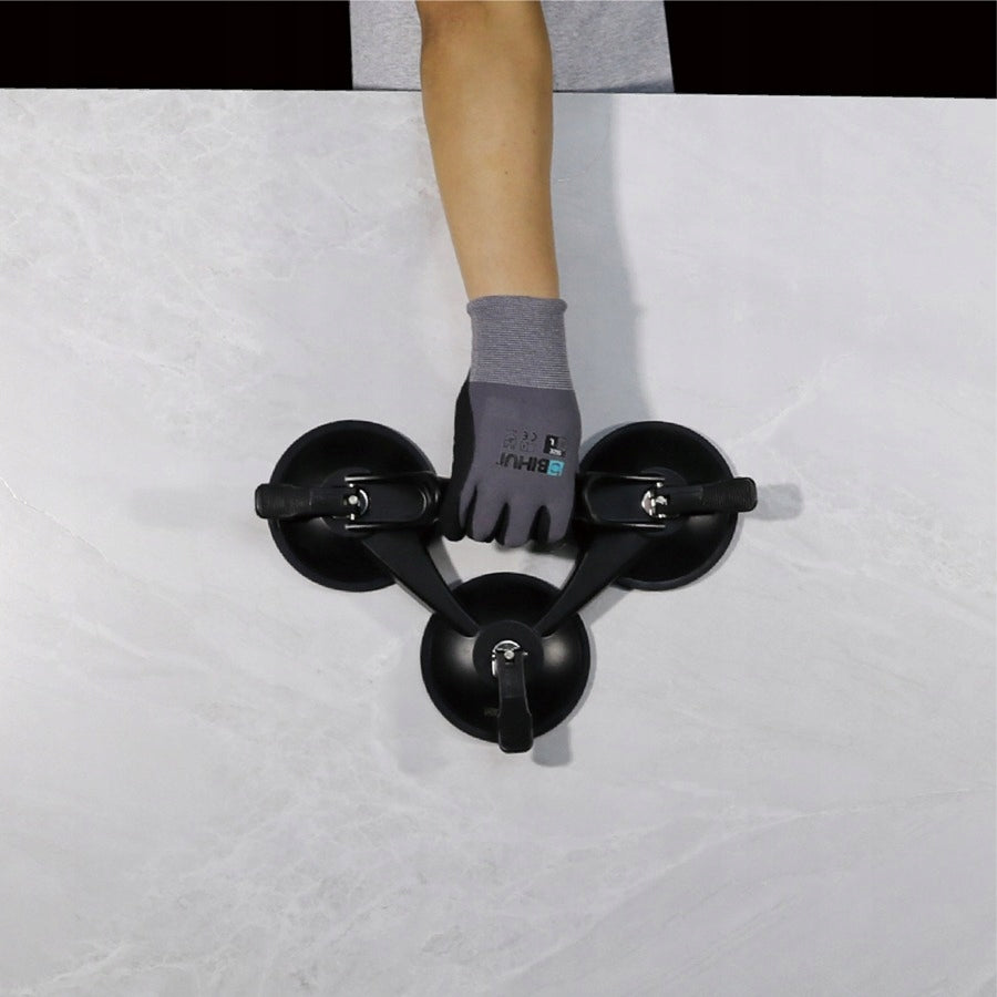 TRIPLE SUCTION CUP FOR GLAZE, GLASS WITH METAL BASE BIHUI Brand Bihui