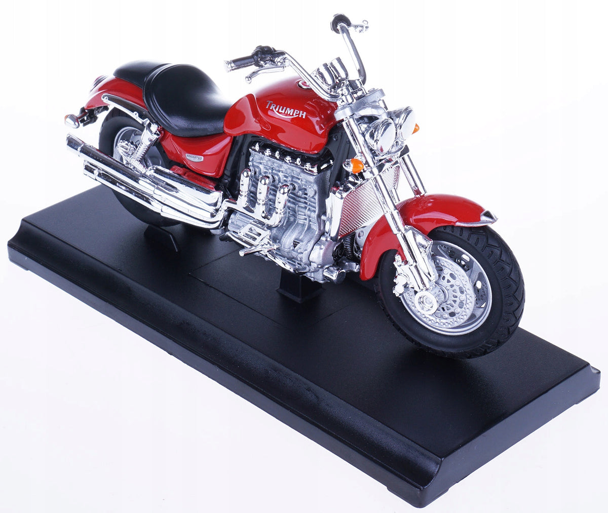 TRIUMPH ROCKET III MODEL METAL/PLASTIC WELLY 1:18 CHOPER Manufacturer code 12144
