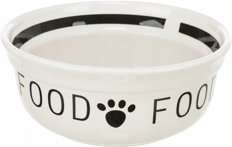 TRIXIE FOOD Ceramic Dog Bowl with Bone for Food 1,6 L Manufacturer code 24642-10