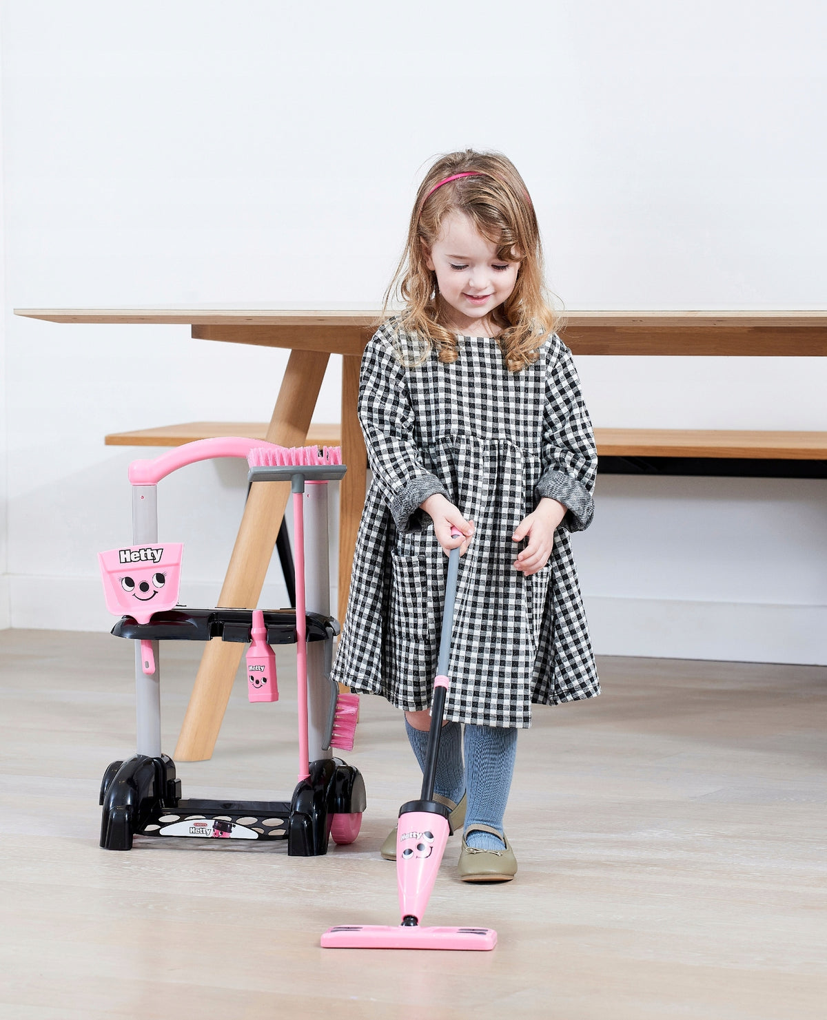 TROLLEY CLEANING KIT HETTY MOP BROOM SWEEPER WITH DUSTPAN CASDON Manufacturer code 63160