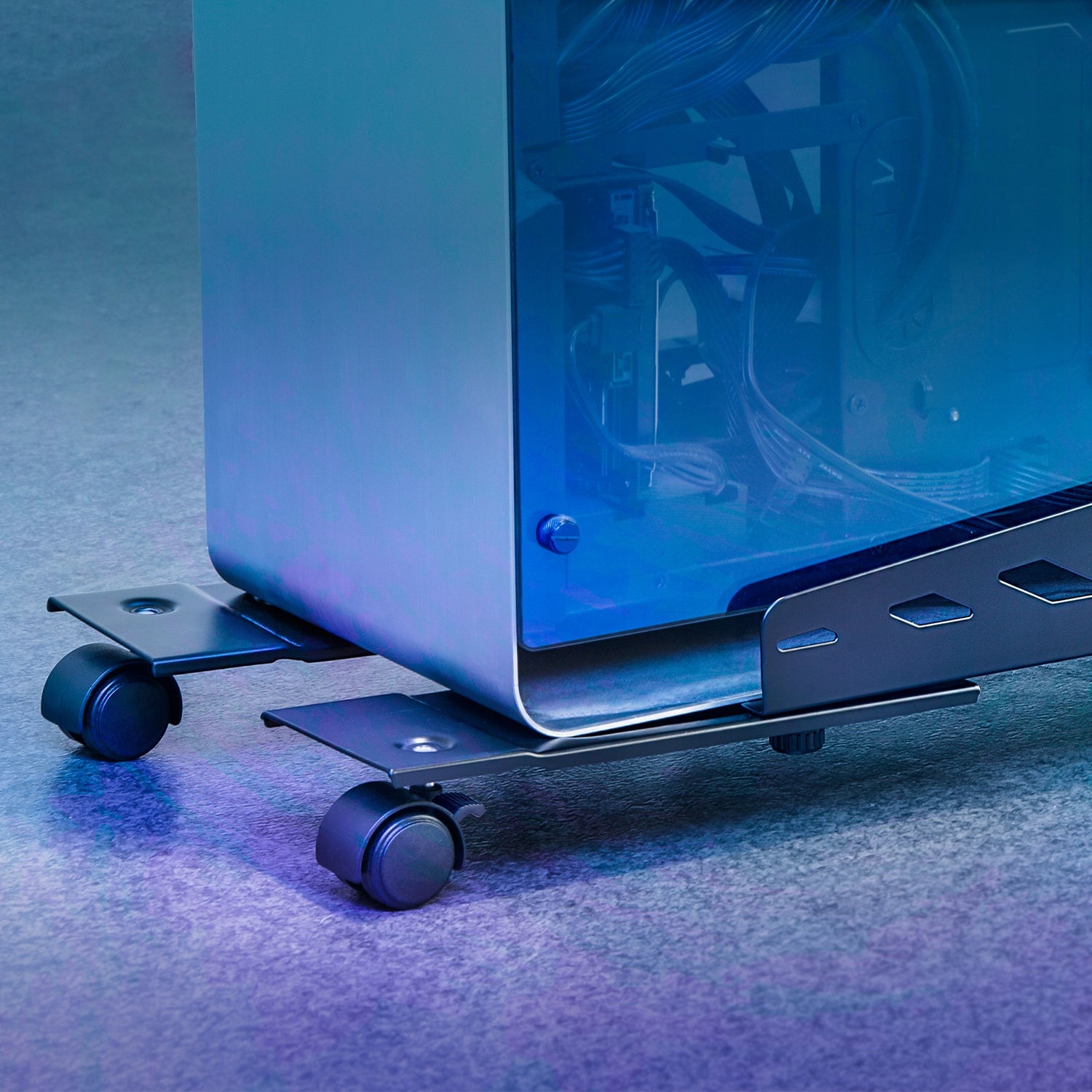 TROLLEY COMPUTER BASE PC HOLDER STAND WITH WHEELS FOR DESK ADJUSTABLE Manufacturer code 5902211142966
