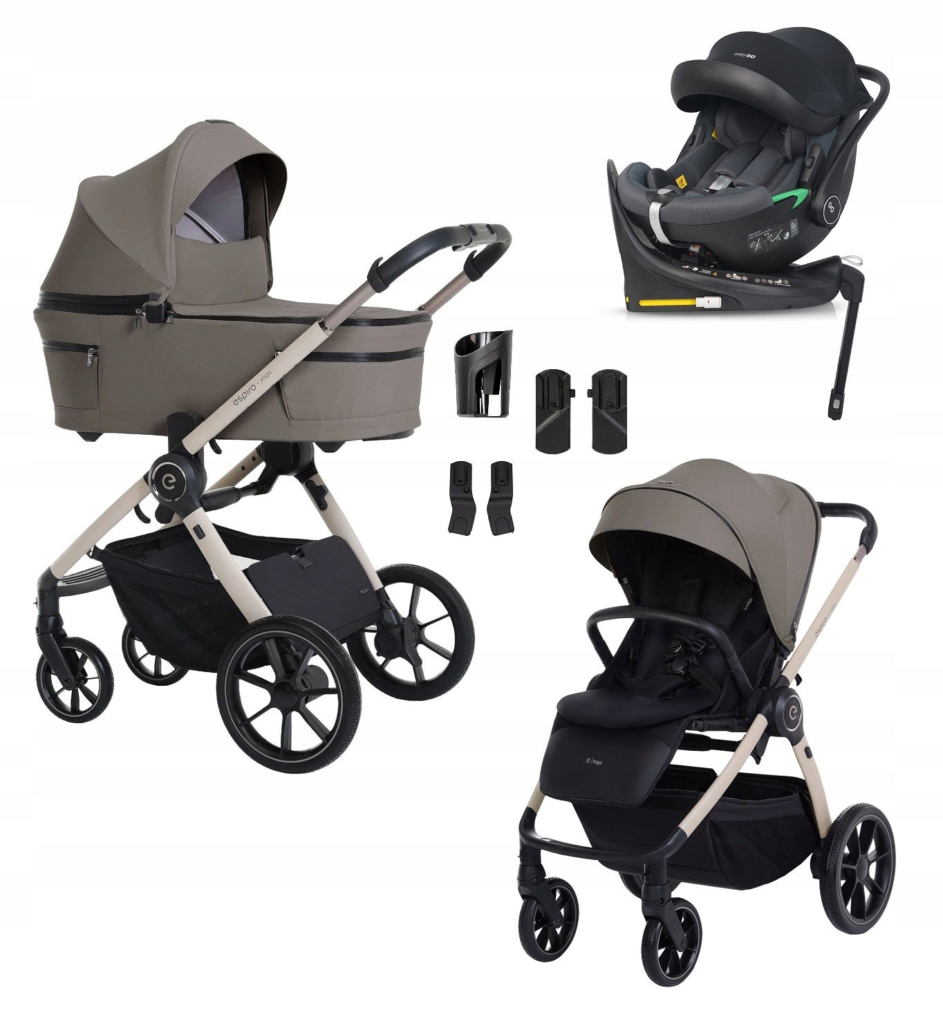 TROLLEY ESPIRO YOGA 4in1 SEAT BUZ PRO BASE ISOFIX kol 209 MEDITATION BREZE