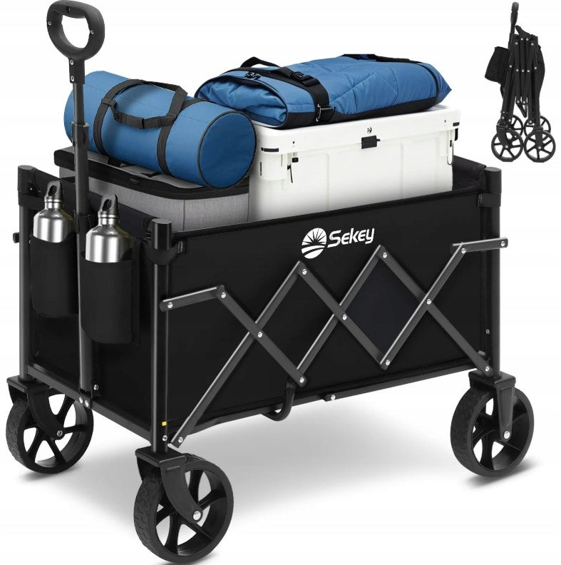 TROLLEY FOLDING TRANSPORT SEKEY 65L 80KG SHOPPING PICNIC GARDEN BEACH NEW Packaging status original