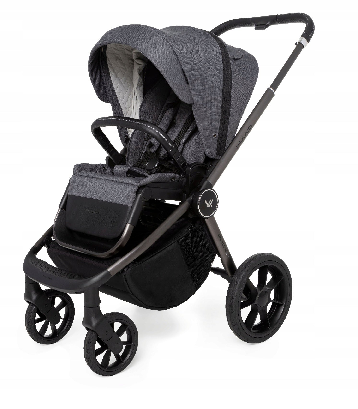 TROLLEY MUUVO QUICK SE 2 DIAMOND GRAPHITE 2IN1+ACCESSORIES Brand Muuvo