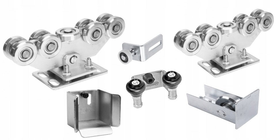 TROLLEY ROLLERS FOR SLIDING GATE SET 80x80