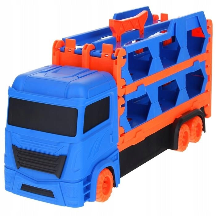 TRUCK TIR TOW TRUCK 165cm FOLDING TRACK LAUNCHER TRANSPORTER + 2 CARS Brand Nobo Kids