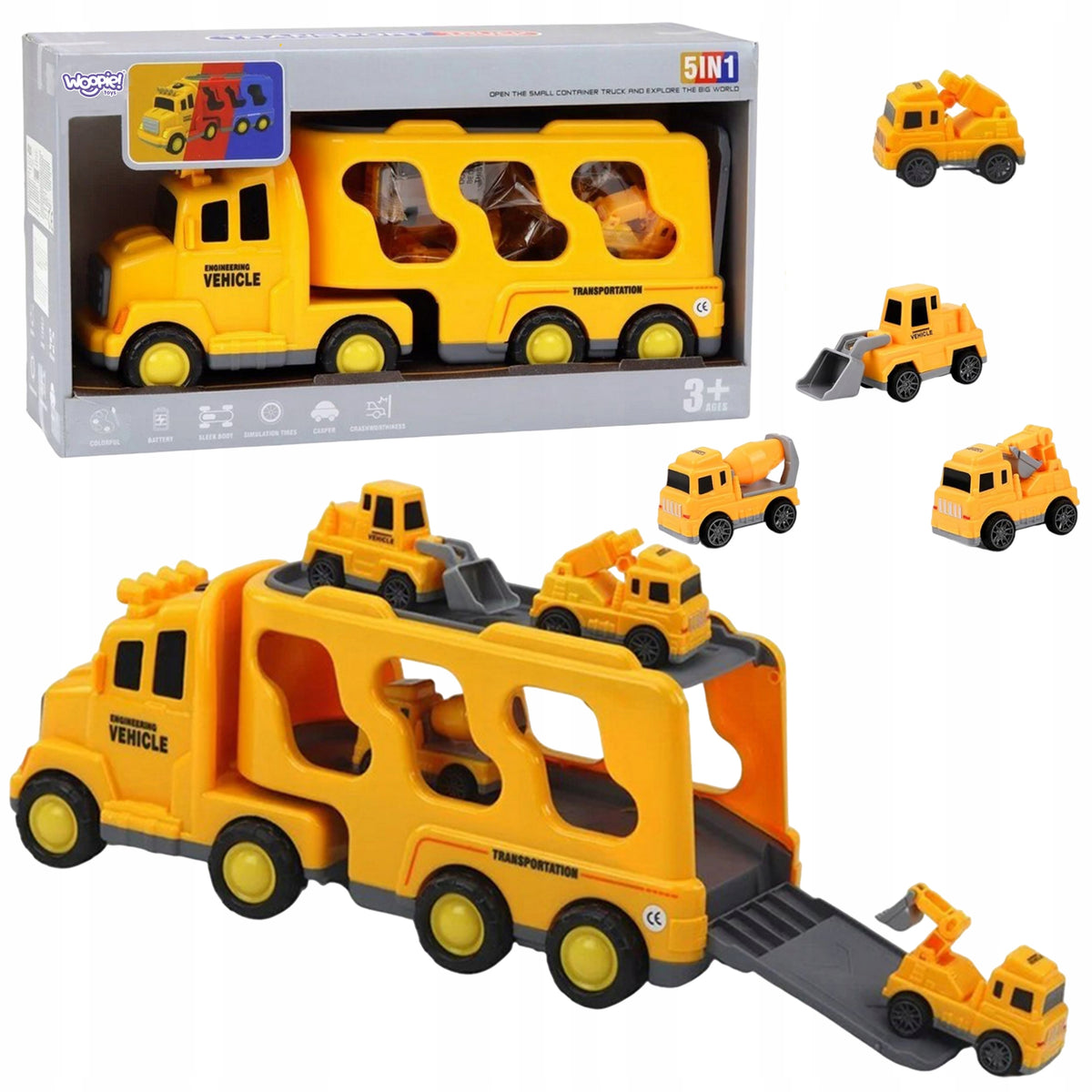 TRUCK TOW TRUCK ROADSIDE ASSISTANCE CAR TRANSPORTER EXCAVATOR CONCRETE MIXER WOOPIE