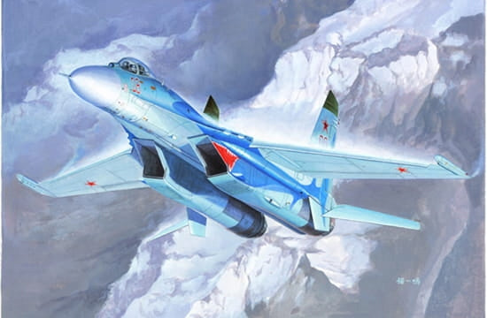 TRUMPETER 01660 1:72 Russian Su-27 Flanker B Fighter Model Kit Packaging status original