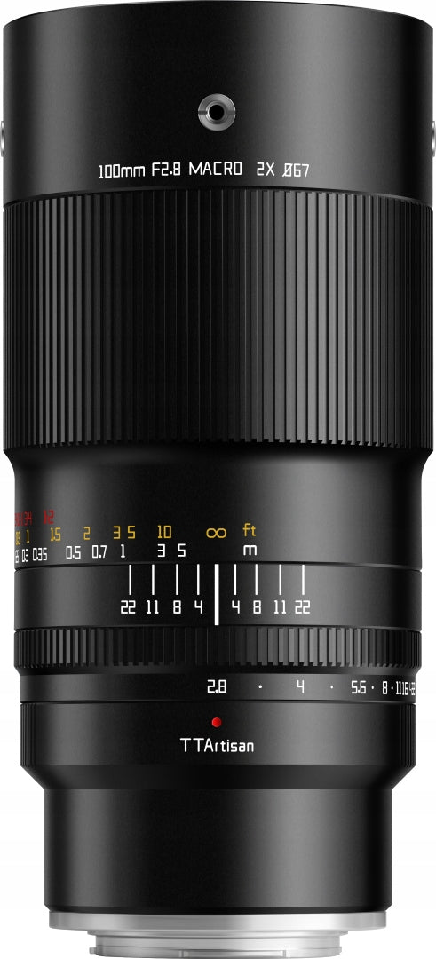 TTArtisan 100mm F2.8 2X Macro Lens for FujiFilm FX Mount