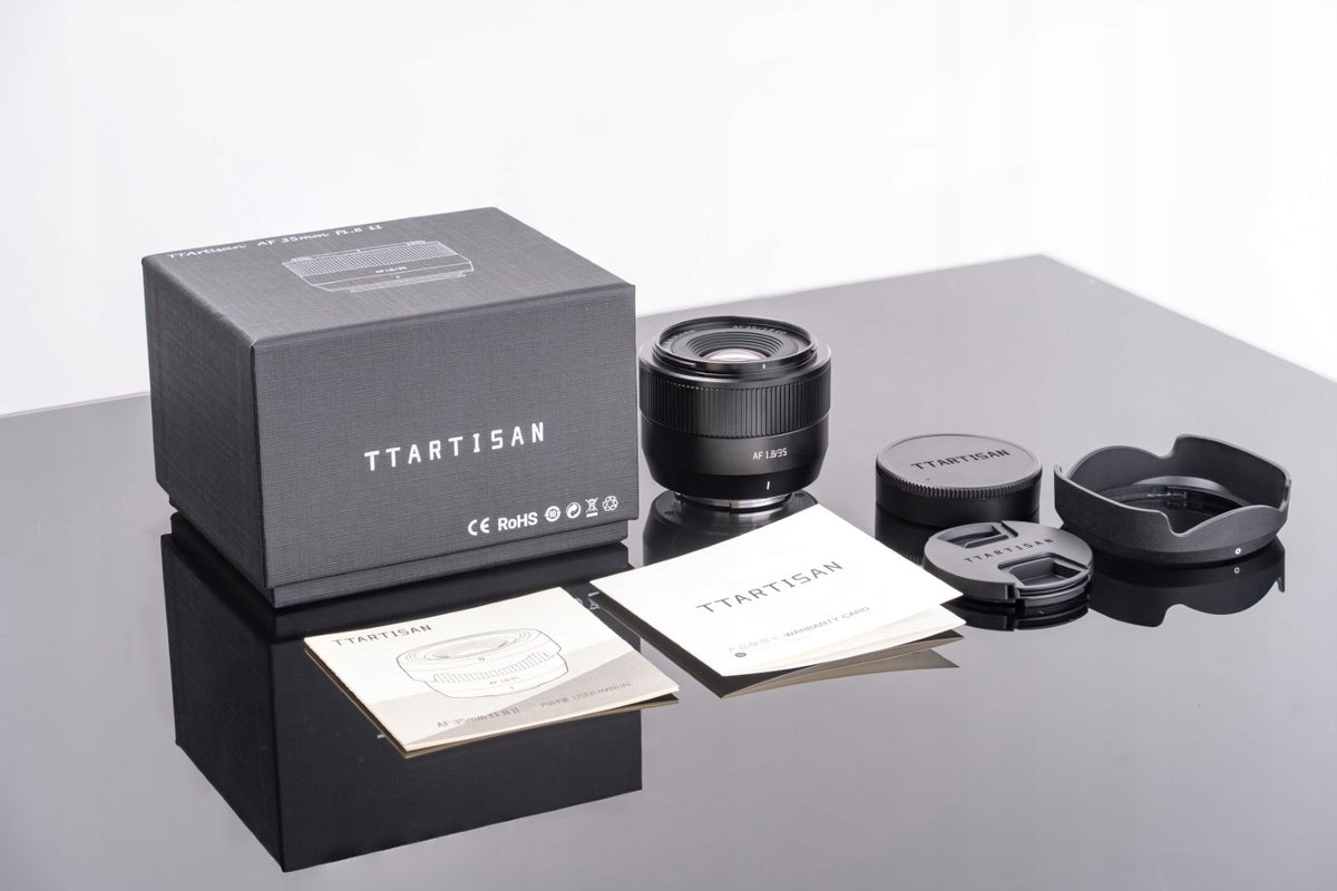 TTArtisan AF 35mm F1.8 ED II for Sony E-mount Cameras Manufacturer code AF3518II-E-B