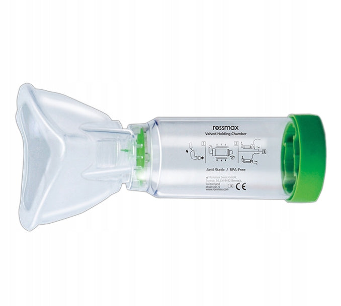 TUBE INHALATION CHAMBER ROSSMAX AS175 SIZE L FOR CHILDREN AND ADULTS