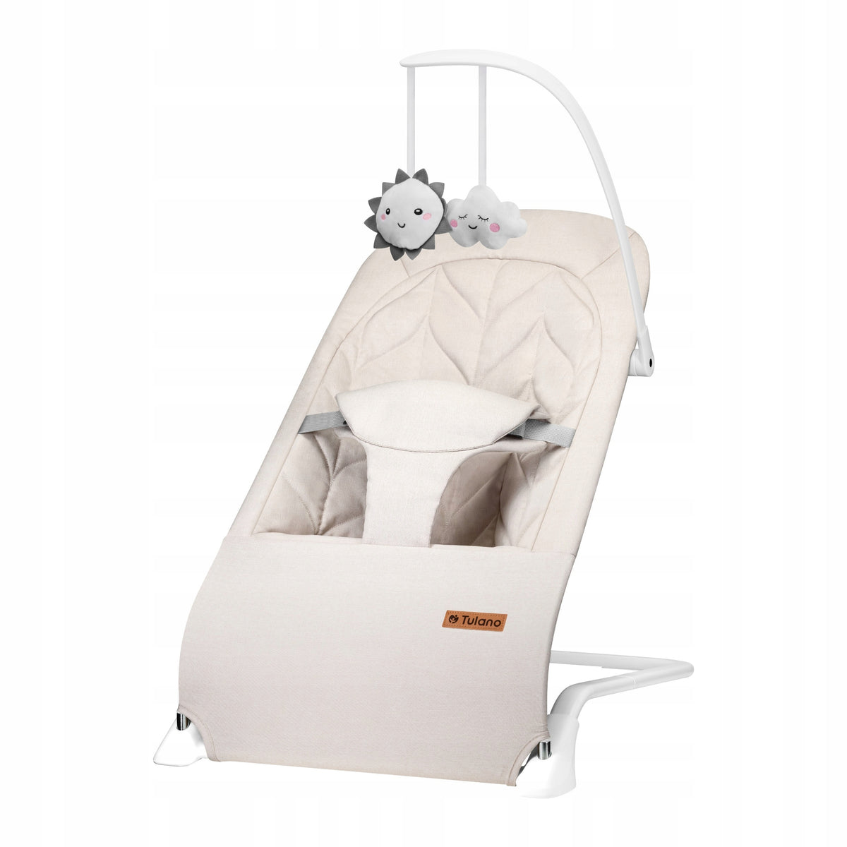 TULANO Adjustable rocker lounger with straps Moon 10 Beige Brand TULANO