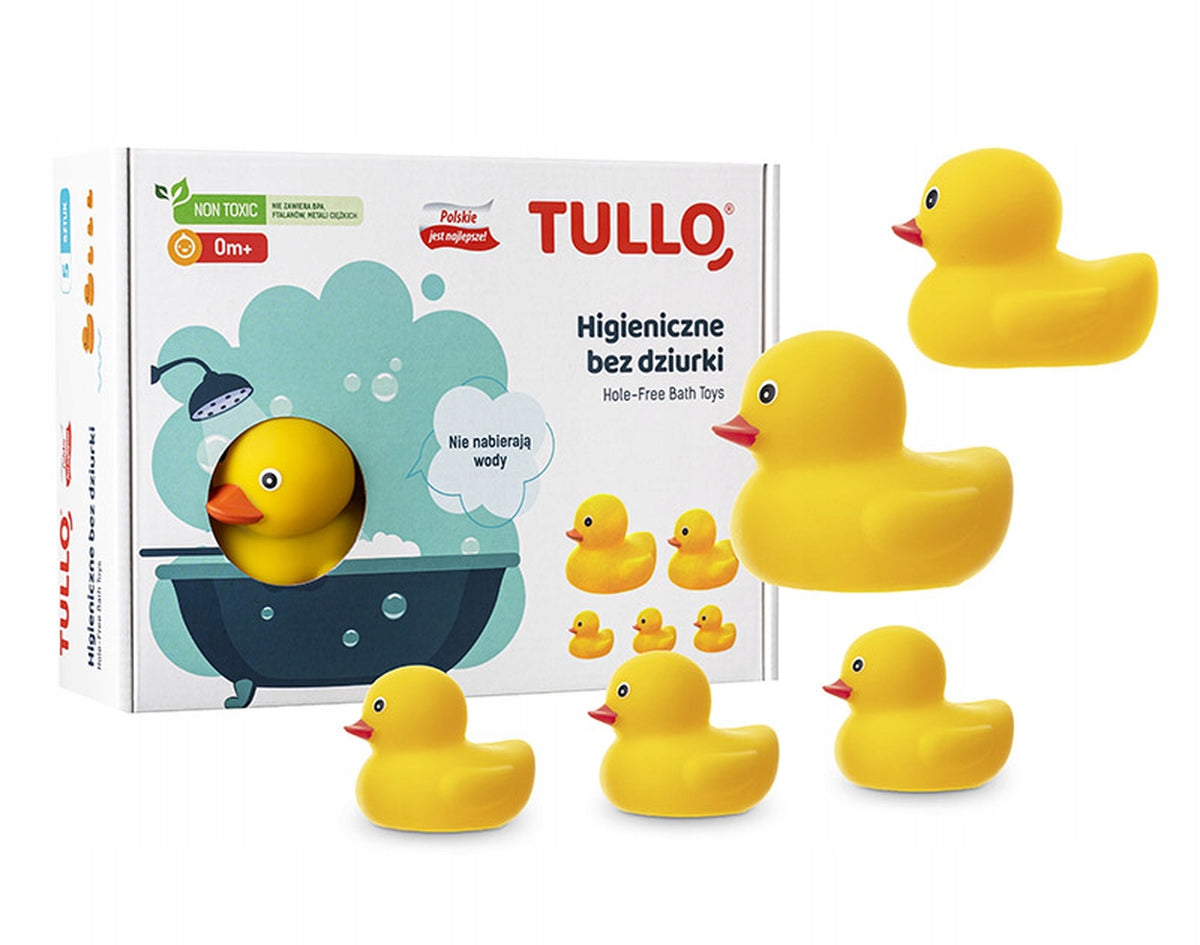 TULLO BATH TOYS SET OF 5PCS WITHOUT HOLES