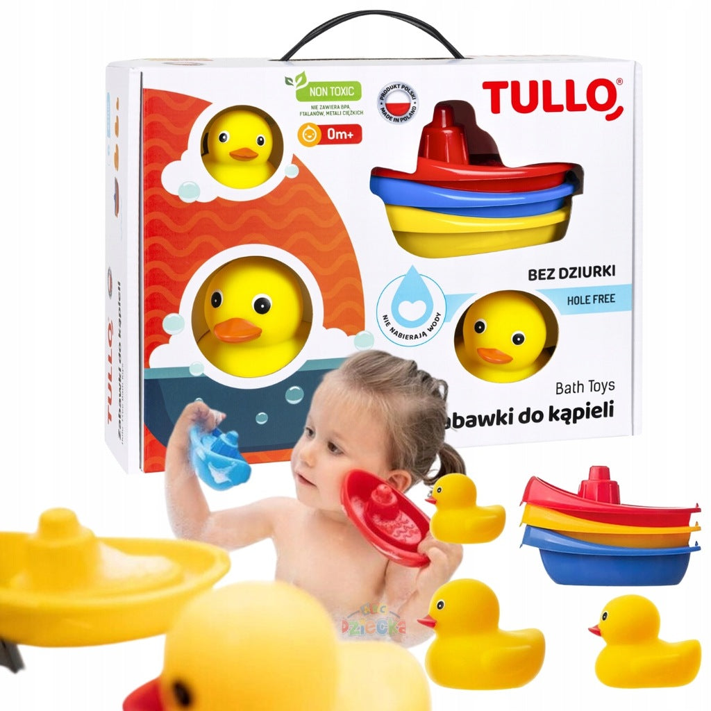 TULLO Ducks Bath Boats FUN Bath