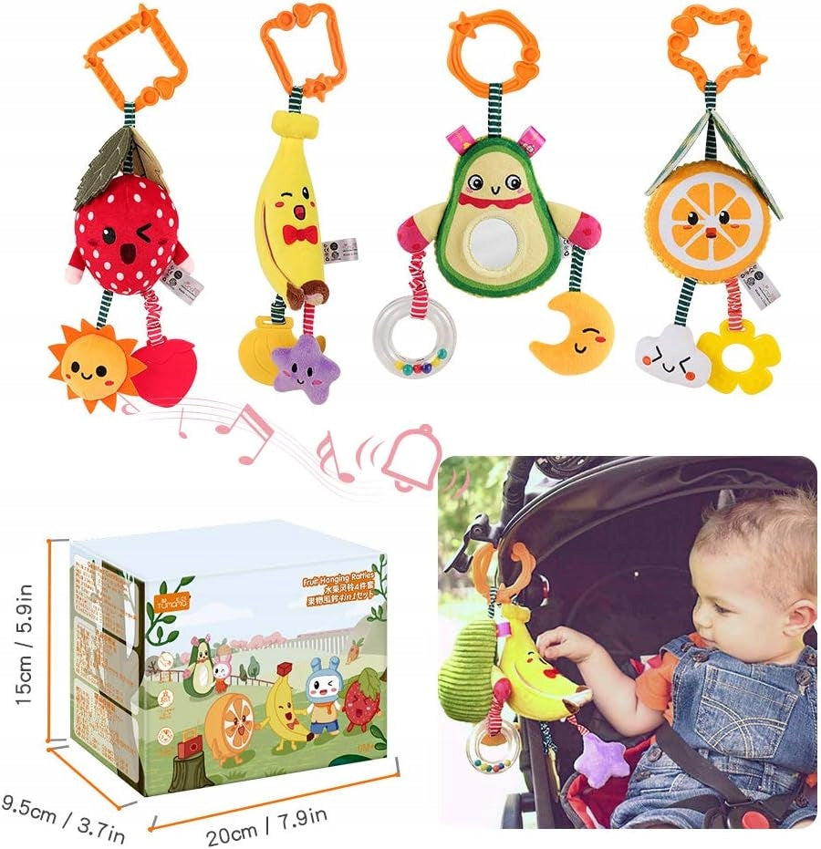 TUMAMA Hanging Sensory Toys Ratchet Educational Toys Set Kind pendants