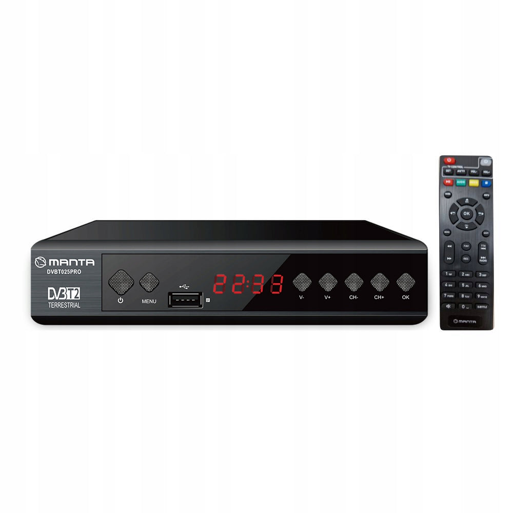 TUNER DECODER DVBT2 DVBT 2 TV TERRESTRIAL HEVC H.265 HDMI PVR EPG FULL HD USB Packaging status original