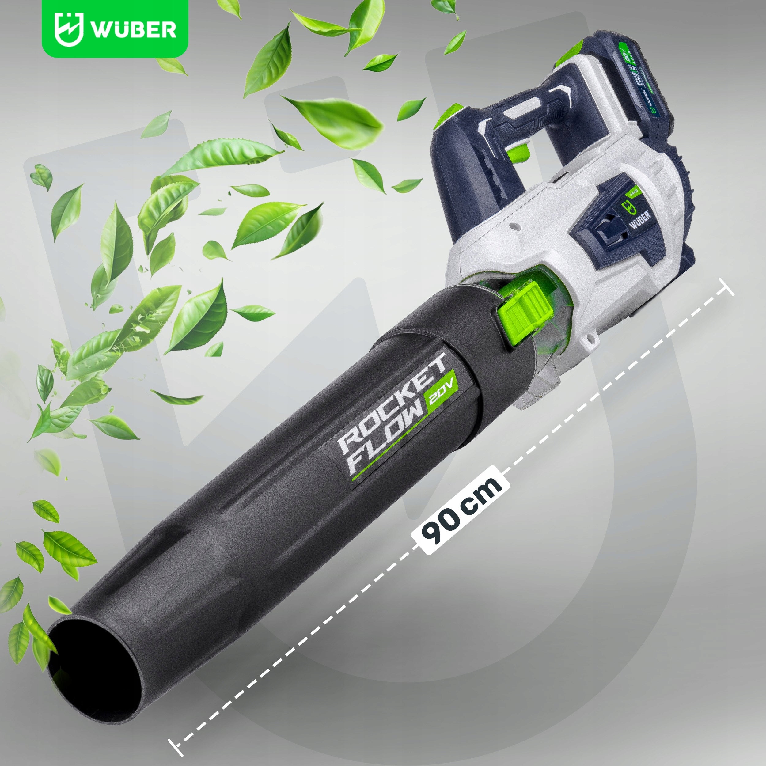 TURBO BATTERY BLOWER 20V 160 KM/H 10 M³/MIN SHARE + SYSTEM + AKU Power supply rechargeable battery