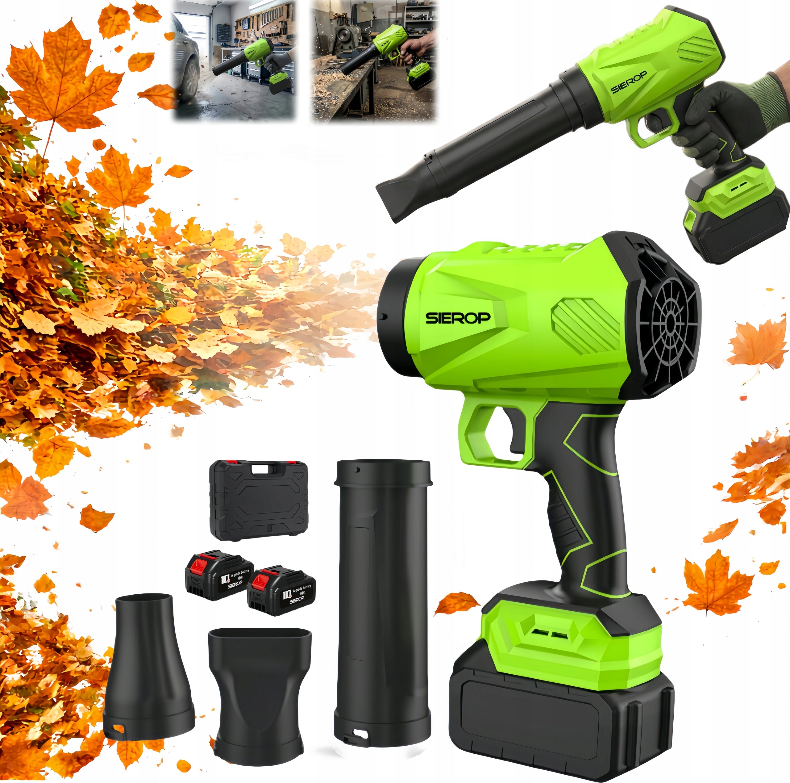 TURBO ELECTRIC BLOWER CORDLESS BRUSHLESS GARDEN 2X 21V