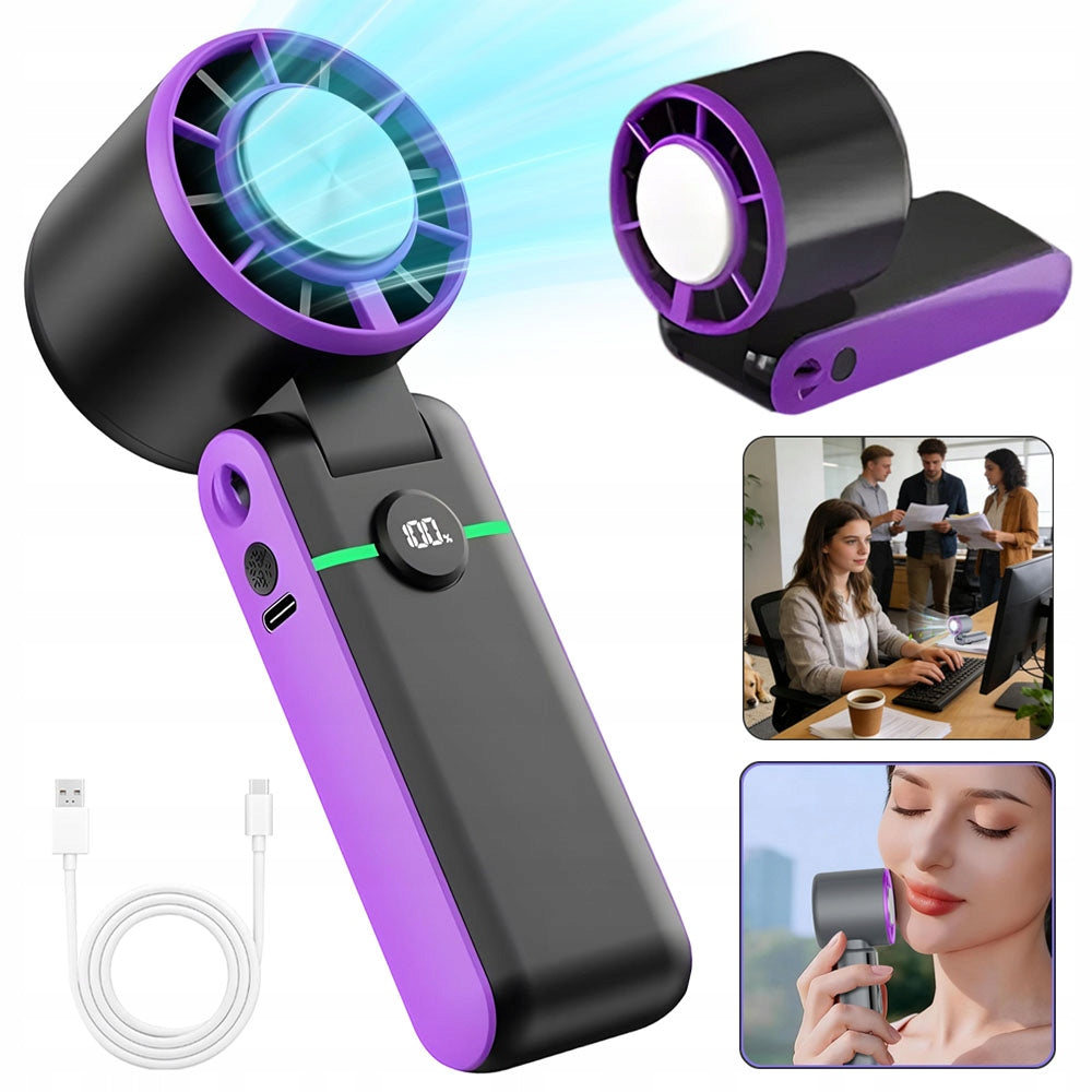 TURBO HANDHELD FAN, PORTABLE MINI FAN, DESK FAN