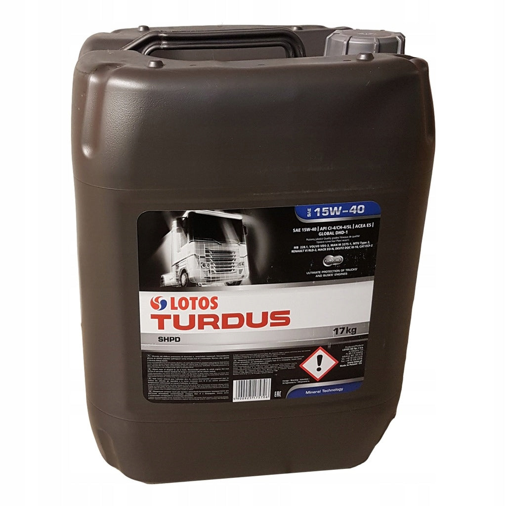 TURDUS SHPD 15W40 20L Packaging status original