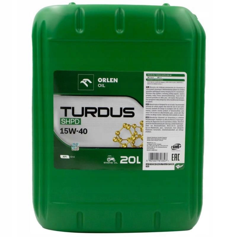 TURDUS SHPD 15W40 20L