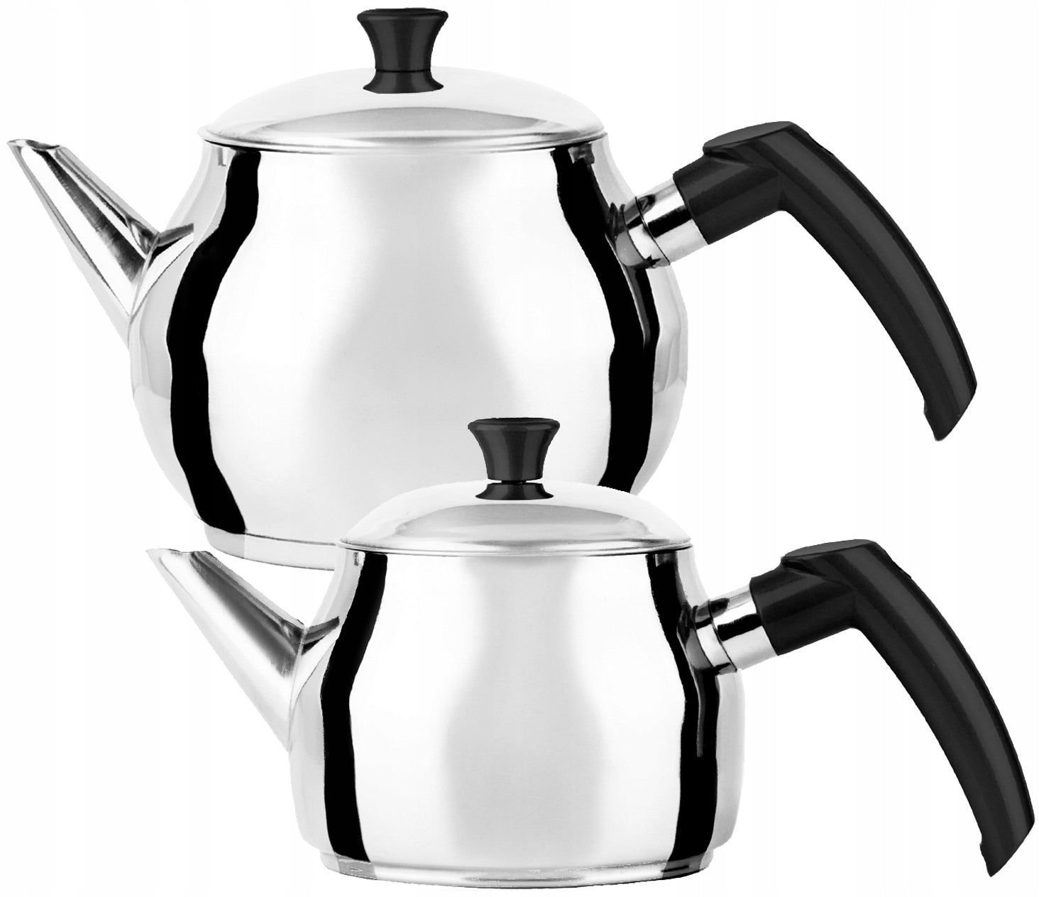 TURKISH TEA KETTLE 1.6L INDUCTION GAS 2 STEEL LIDS Packaging status original