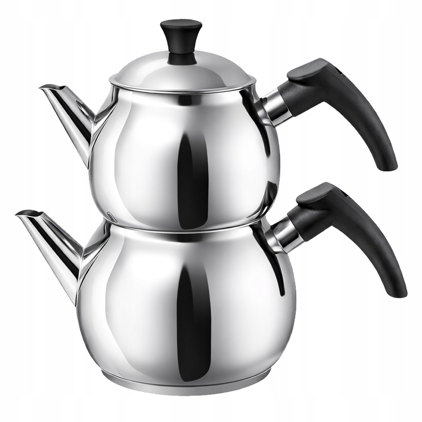 TURKISH TEA KETTLE 1.6L INDUCTION GAS 2 STEEL LIDS