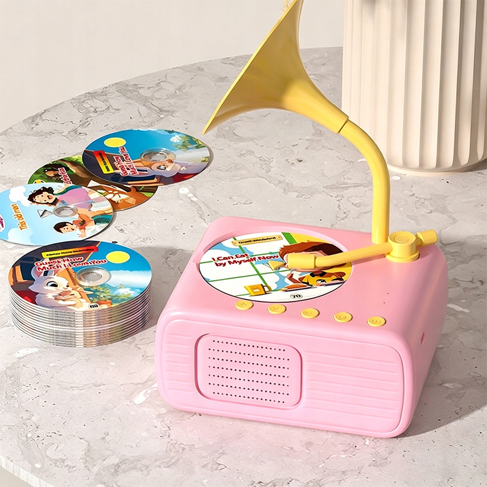 TURNTABLE FOR CHILDREN CONSOLE MIXER MAGIC GIFT MUSIC SET 96 CARDS Brand no brand