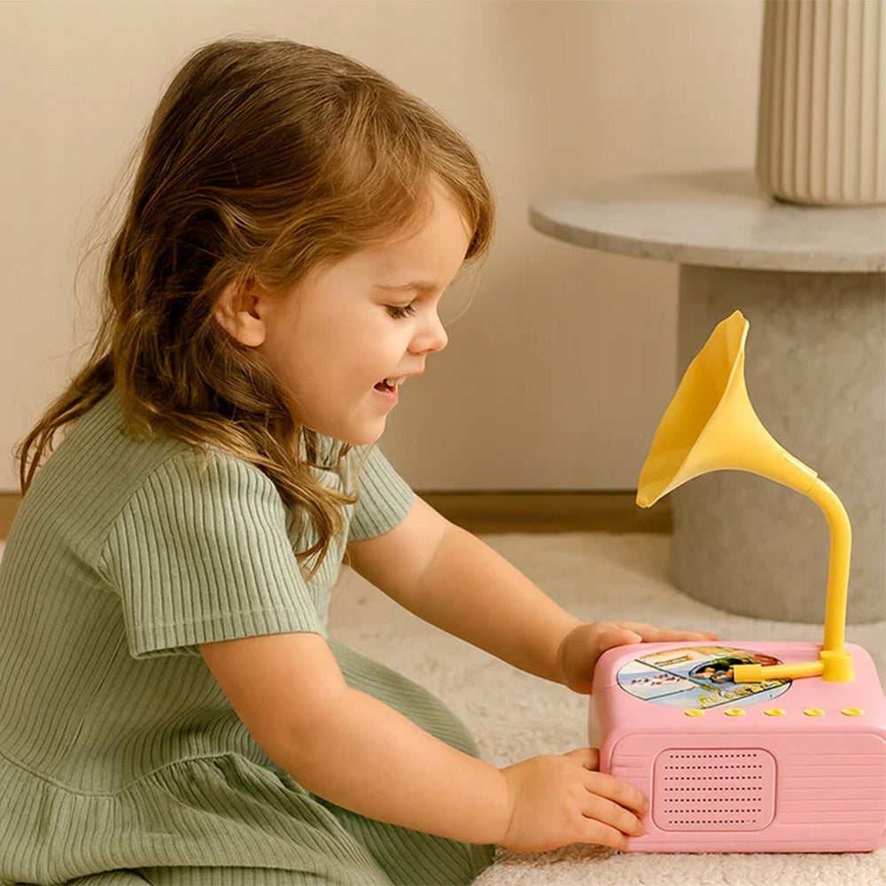 TURNTABLE FOR CHILDREN CONSOLE MIXER MAGIC MUSIC GIFT 96 CARDS Brand no brand
