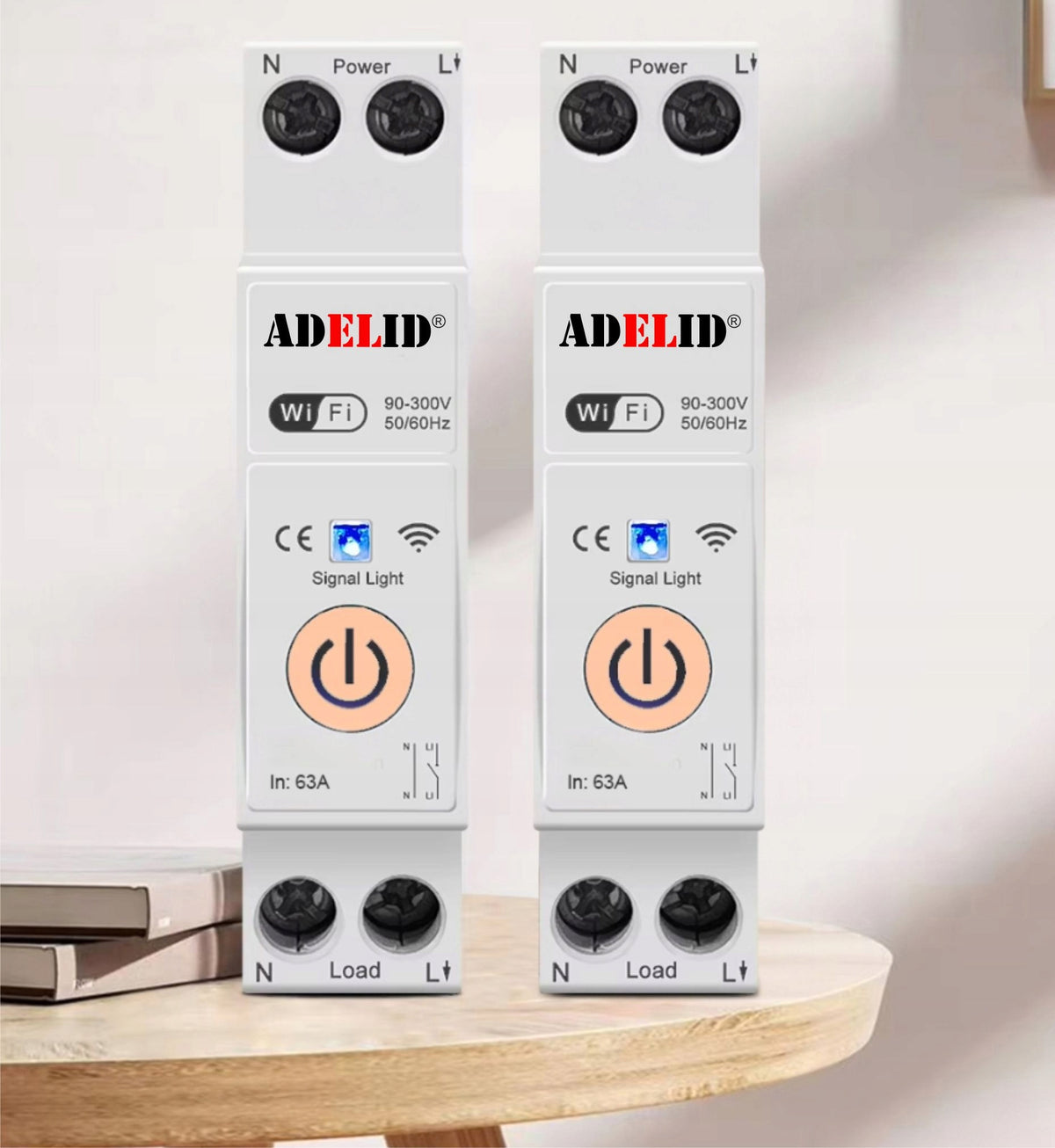 TUYA SMART RELAY CONTROLLER WIFI SWITCH MODULAR FOR DIN RAIL 63A 1P Packaging status original