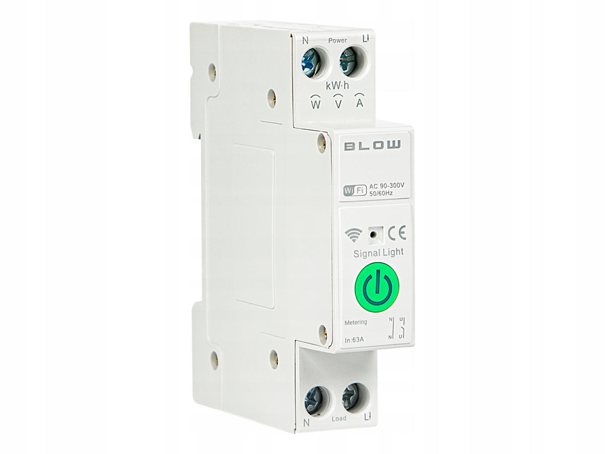 TUYA SMART WIFI SWITCH POWER CURRENT RELAY FOR DIN RAIL Packaging status original