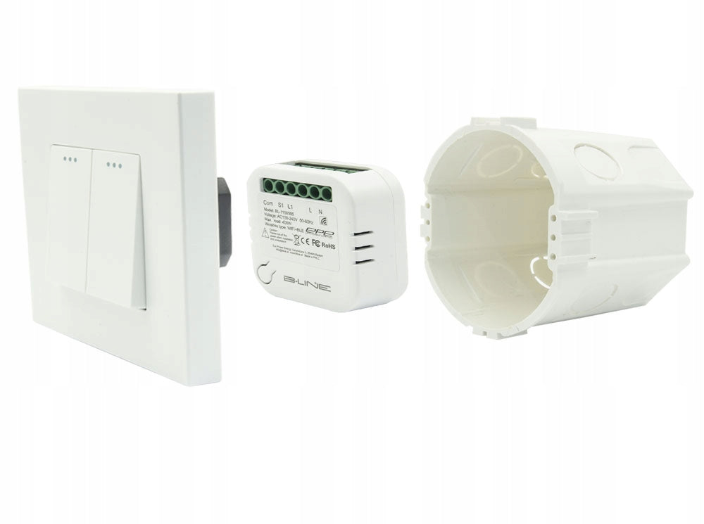 TUYA WIFI RECEIPT SWITCH WITHOUT NEUTRAL Batteries included no