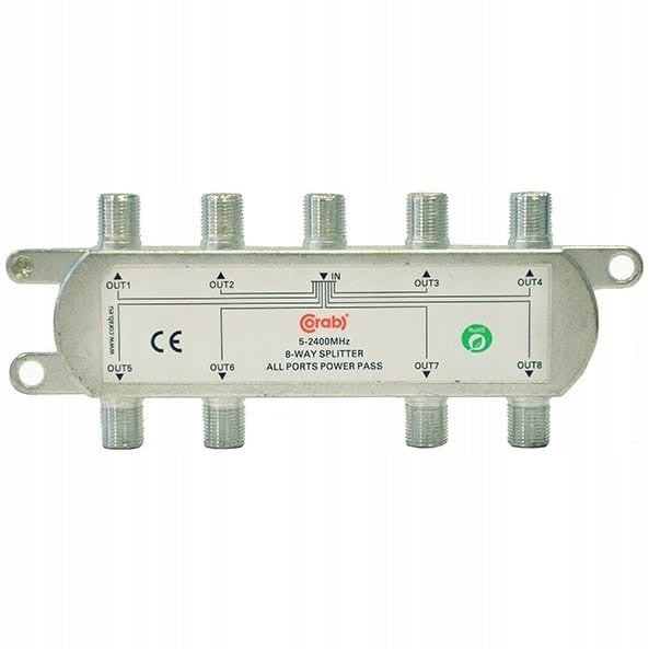 TV Antenna Signal Splitter for 8 Eight TVs