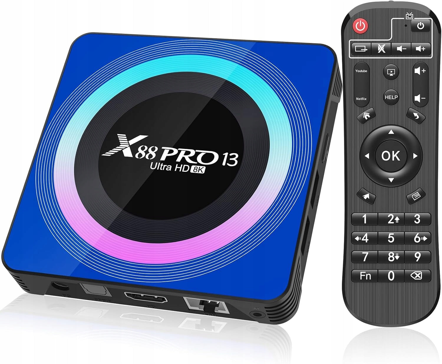TV BOX ANDROID PLAYER 13 2GB 16GB 8K WIFI6