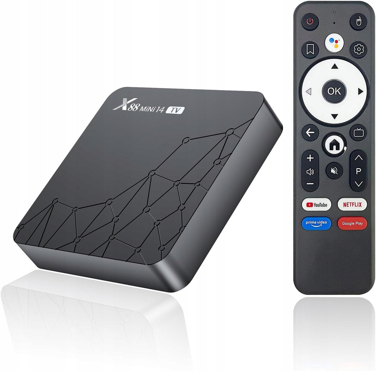 TV BOX ANDROID PLAYER 14 2GB 16GB 8K WIFI6