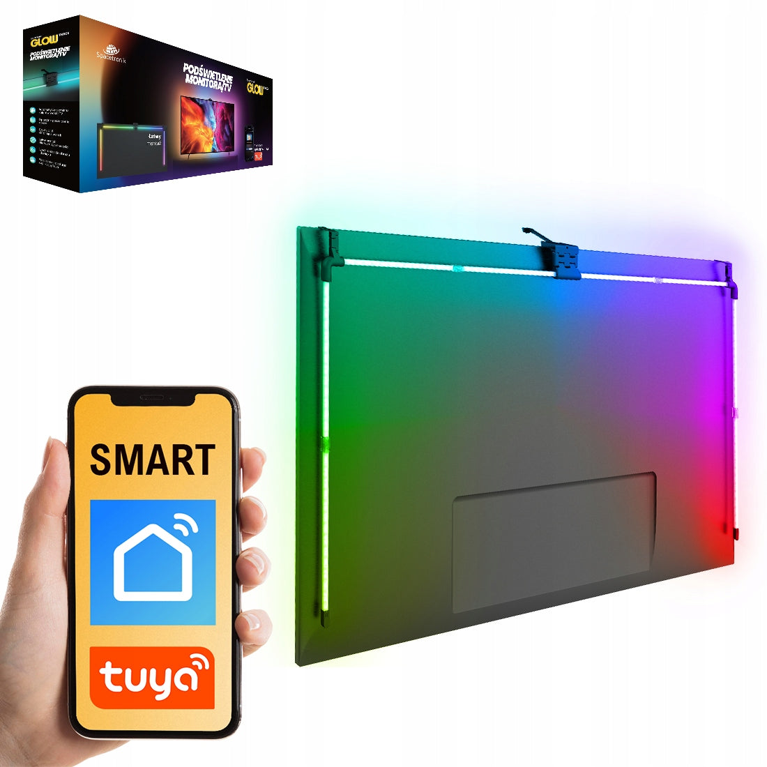 TV Backlight Spacetronik Glow Three 75 inch LED App Control