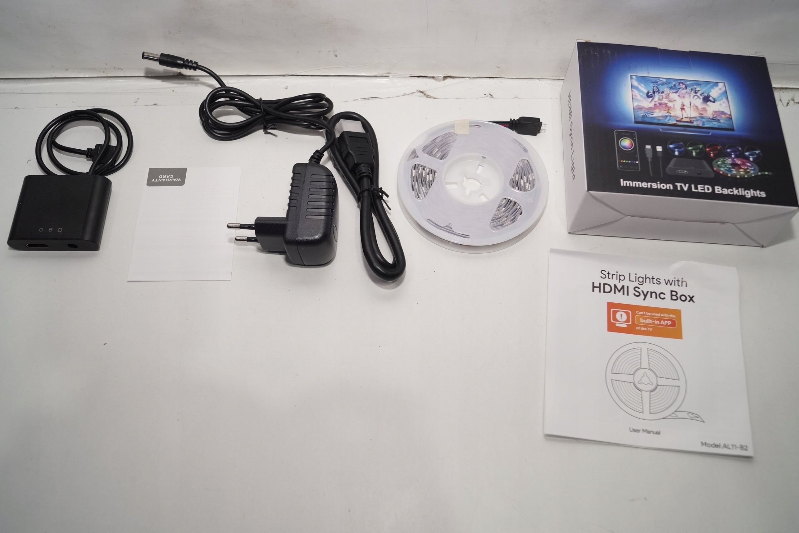 TV Backlight ambiente LED strip BDFFLY AL11-B1 spart HDMI Manufacturer code ALL11-B1