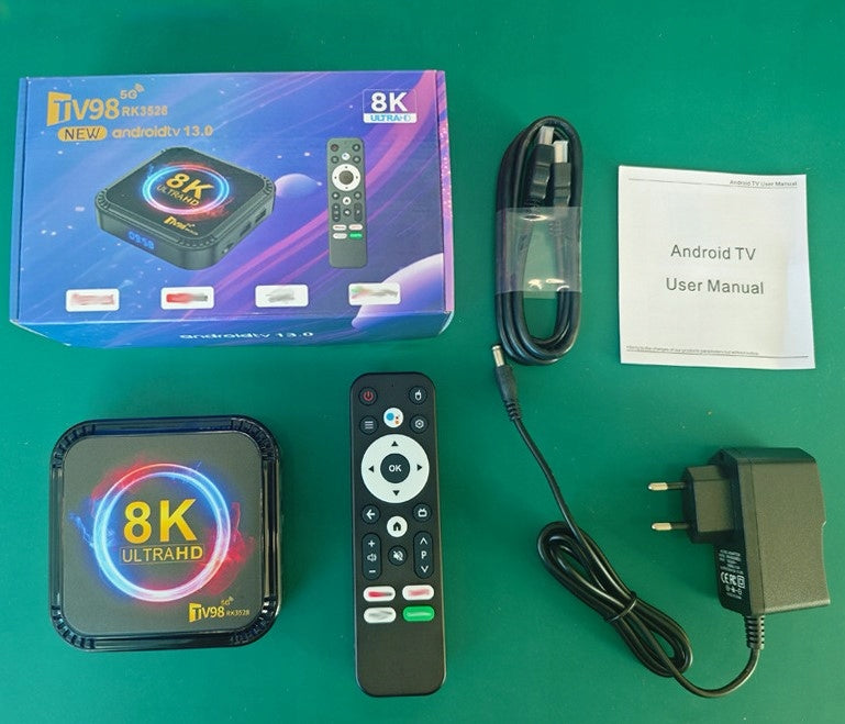 TV Box Android TV TV98 K WiFi 6 Bluetooth 2+16GB EU Brand no brand