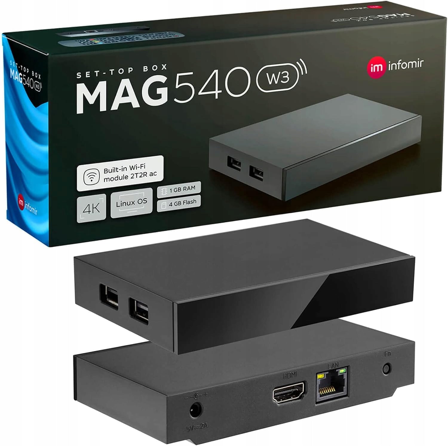 TV DECODER MEDIAPLAYER MAG 540w3 K7165