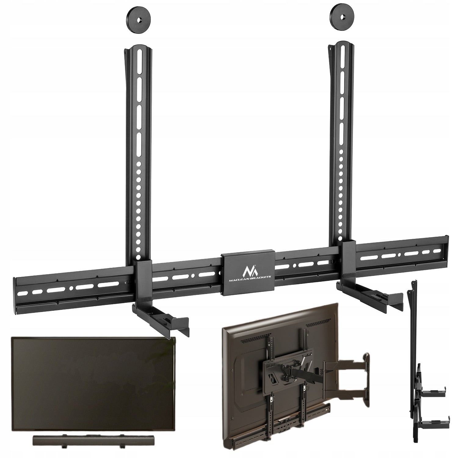 TV HANGER HOLDER FOR SOUNDBAR 15KG ADJUSTABLE DEPTH