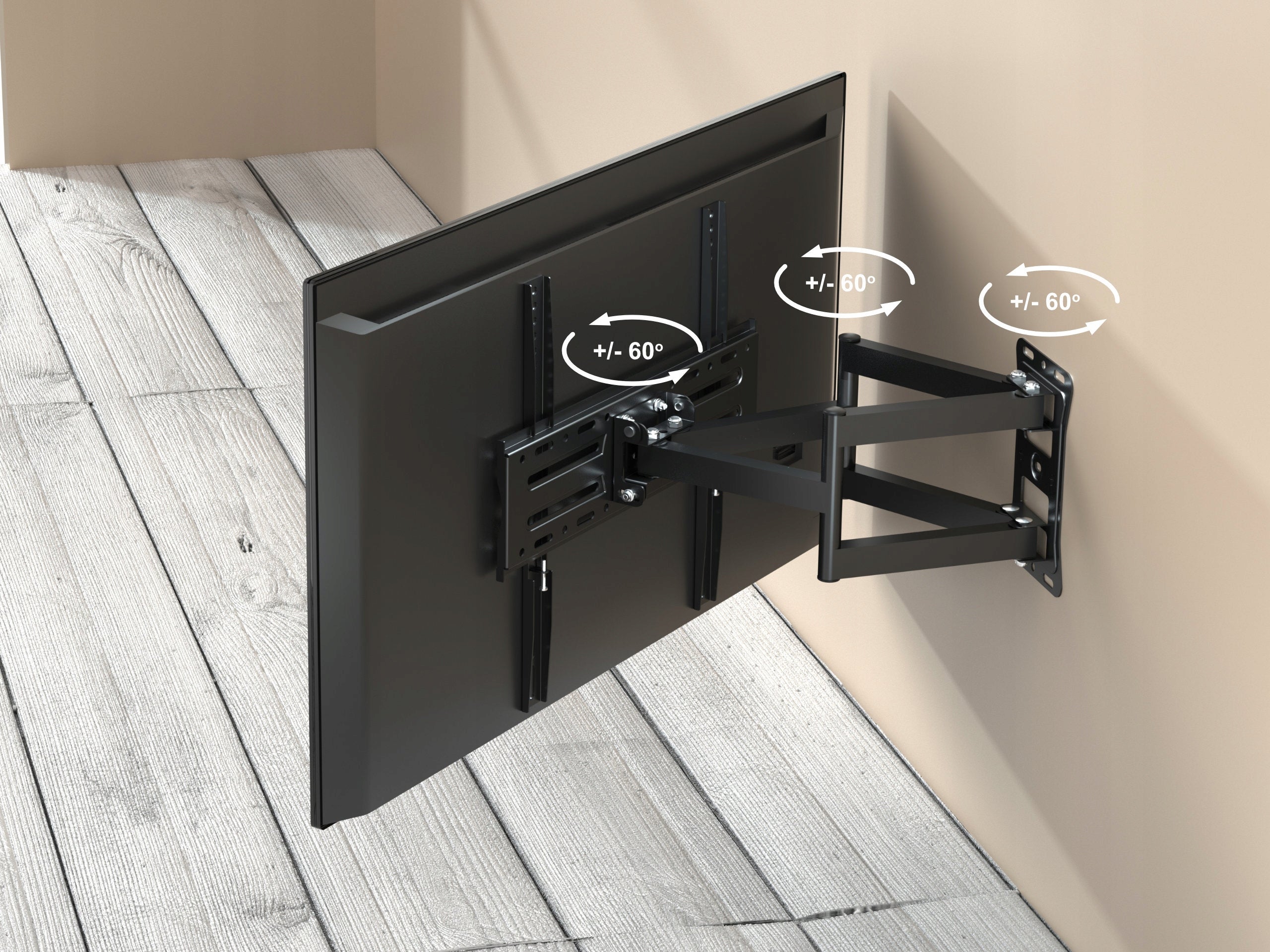 TV Holder 32 42 43 48 50 55 58 65 Inches Rotary TV Hanger STRONG Manufacturer code Uchwyt na telewizor Wieszak TV VX-515