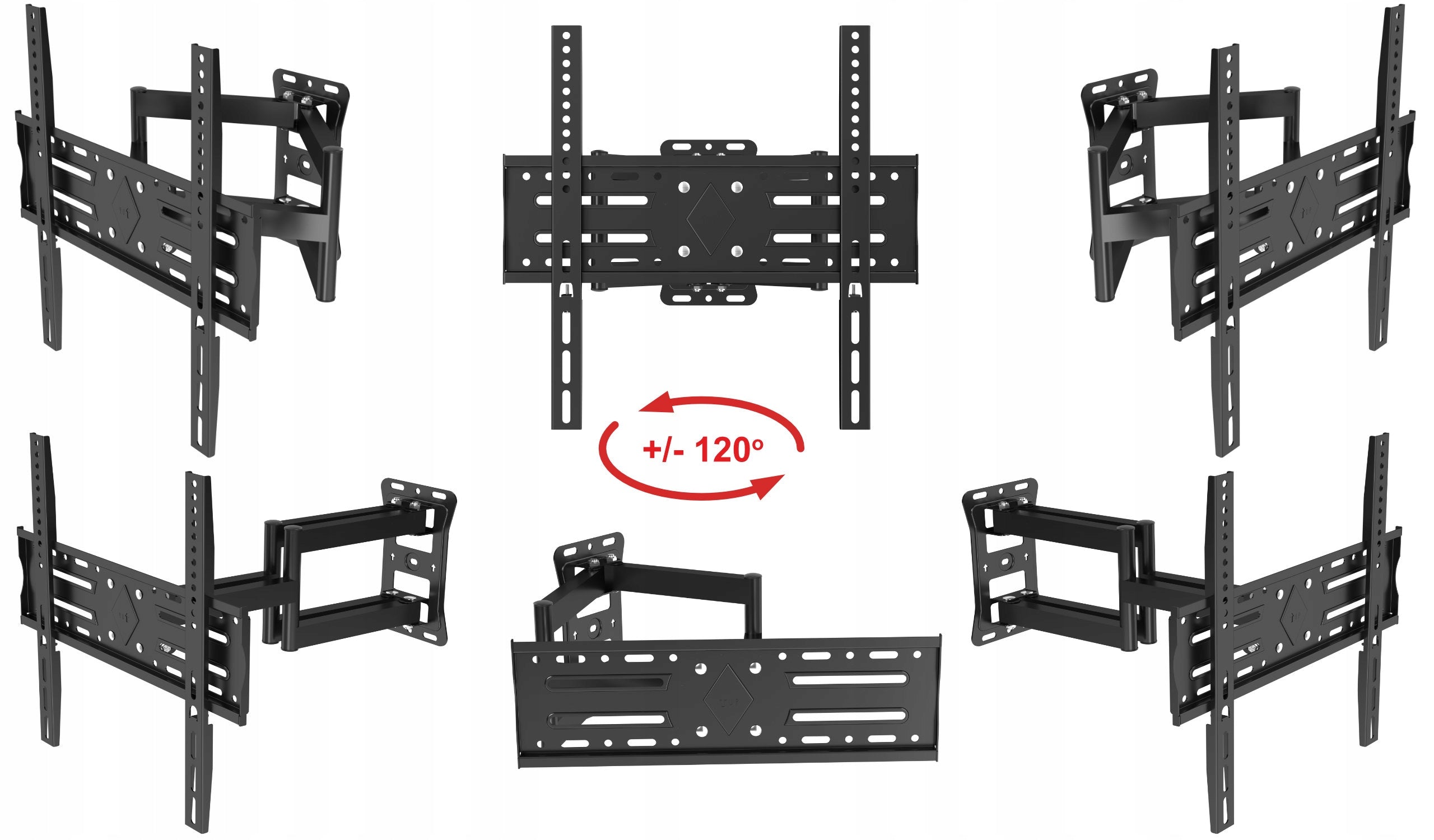 TV Holder 32 42 43 48 50 55 58 65 Inches Rotary TV Hanger STRONG Packaging status original