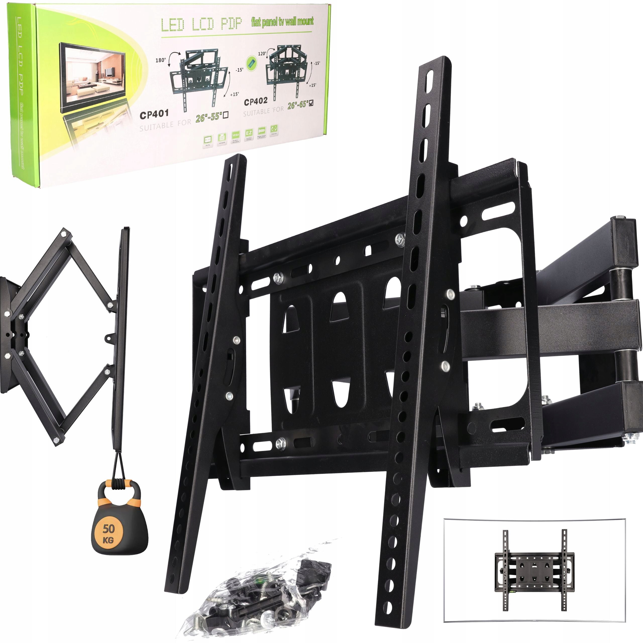 TV Holder Sturdy Rotating TV Hanger 26" - 70" UNIVERSAL