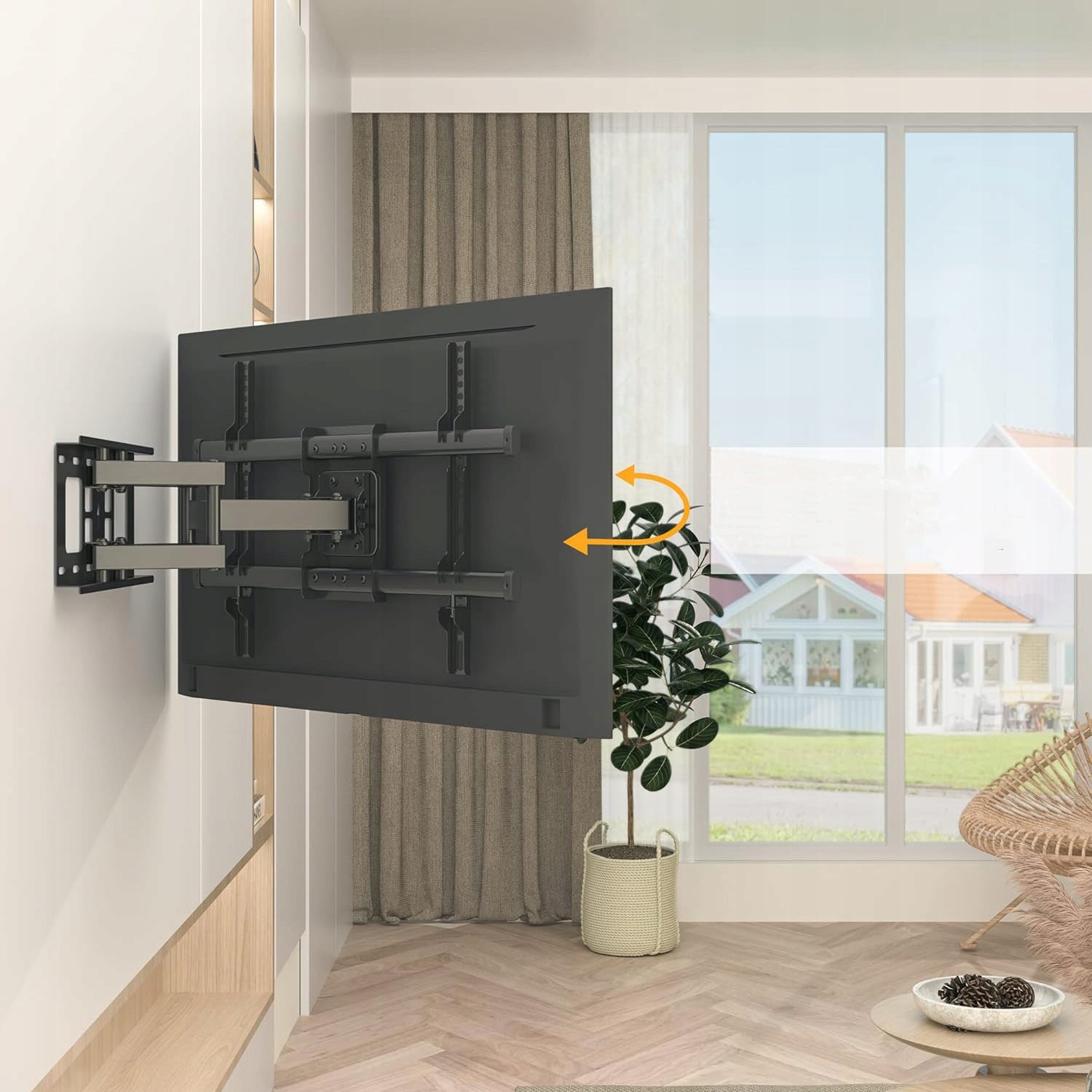 TV Monitor Mount 32-84 inches Strong BONTEC 60kg VESA 600x400 Rotary Manufacturer code B08GFDZ288