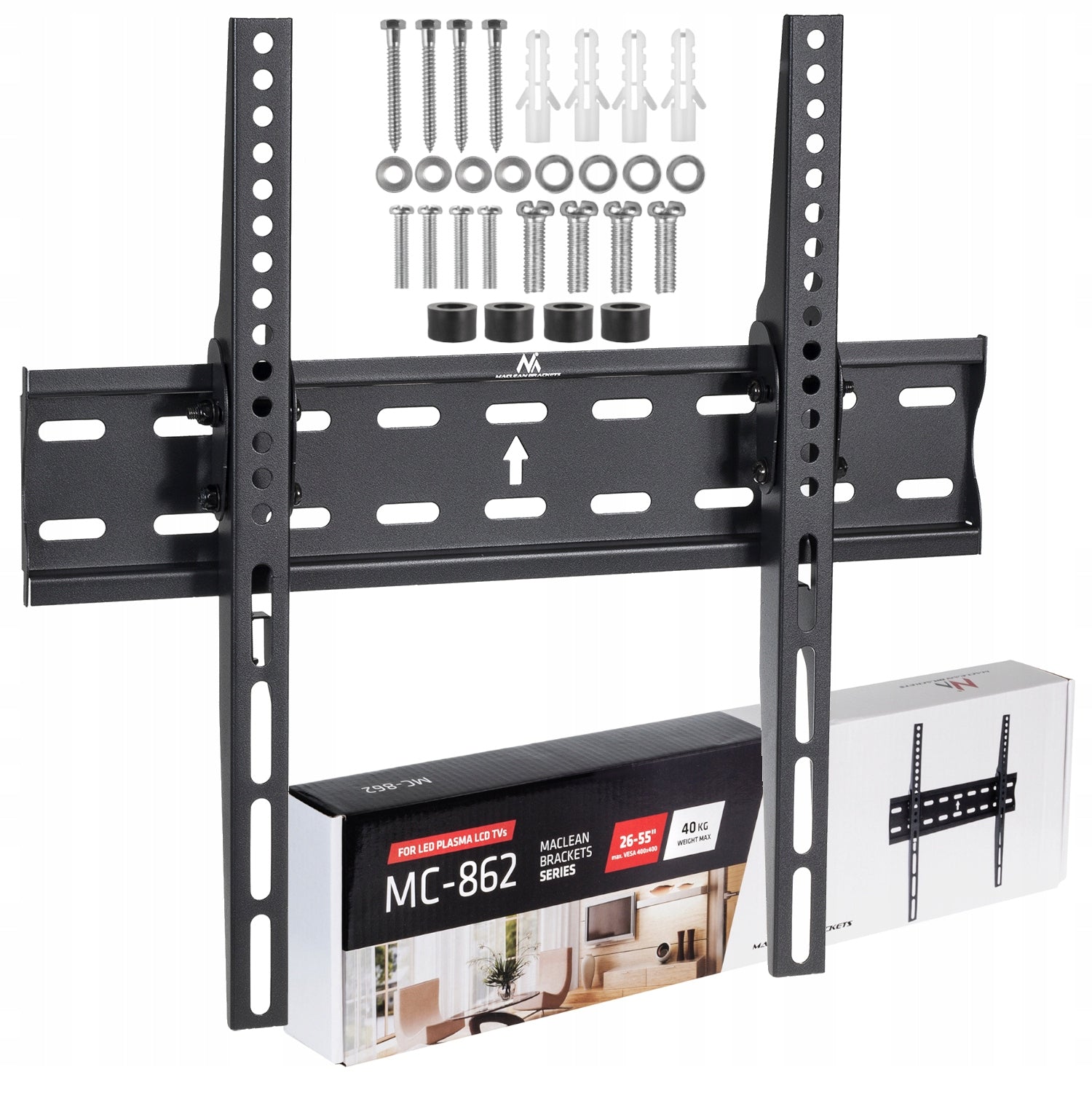 TV Mount 26-55" TV Wall Hanger Tilting LED OLED QLED VESA