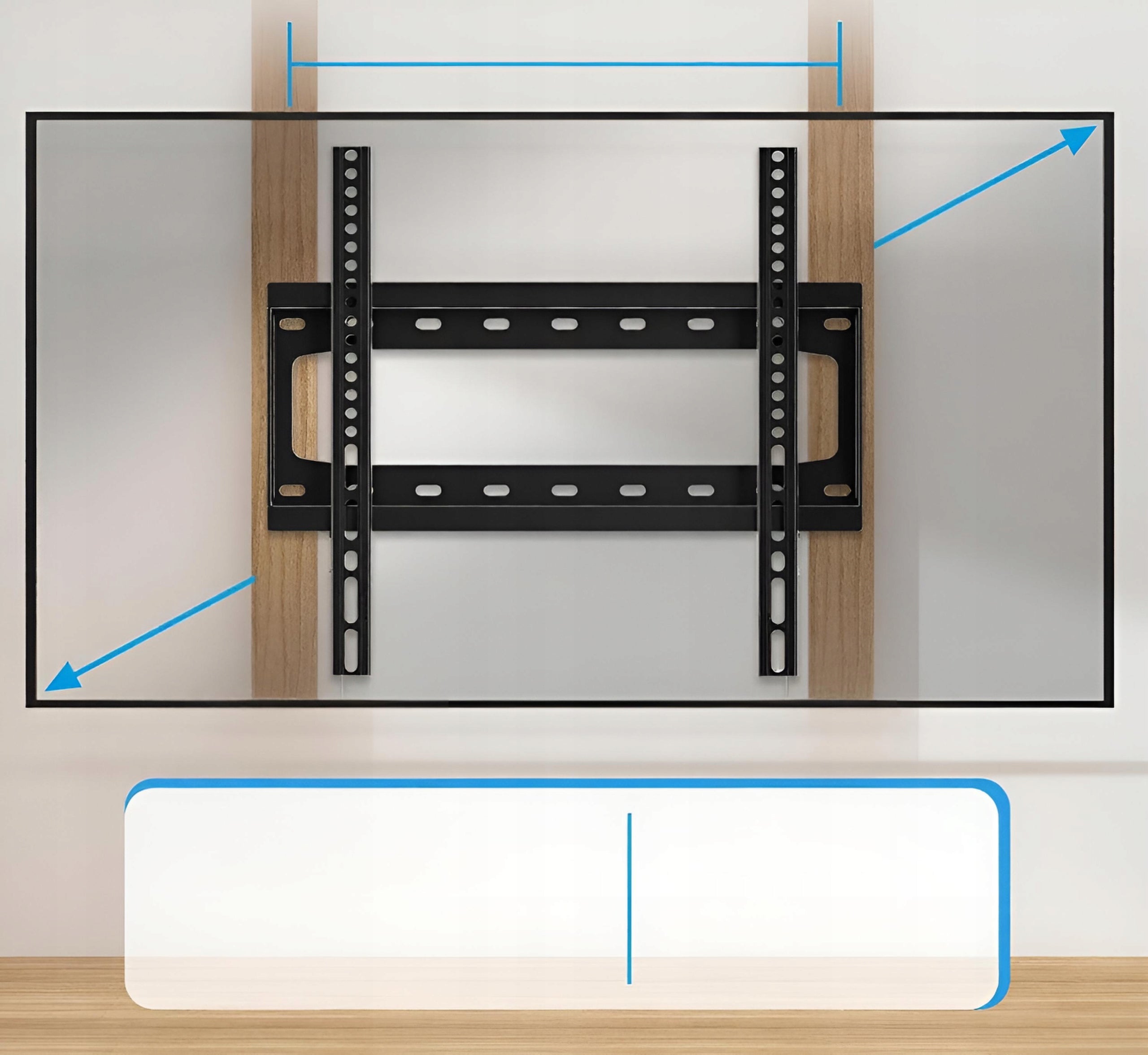 TV Wall Mount 26 to 60 Inch VESA 100 to 400 to 45kg TV HANGER EAN (GTIN) 5903684263066
