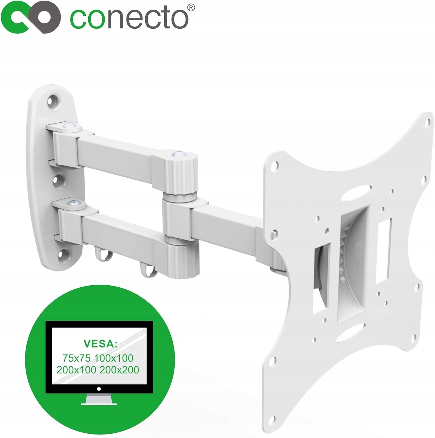 TV Wall Mount VESA Monitor 200x200 23-42" 25kg White Manufacturer code SACC50254V2