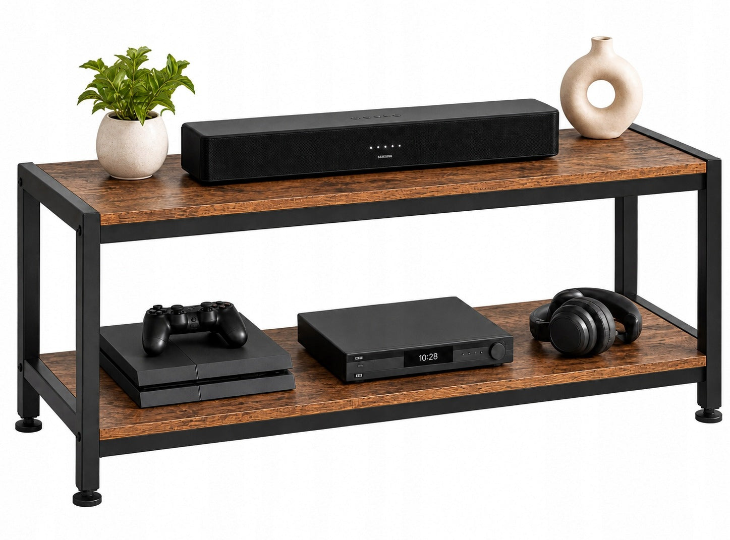 TV cabinet 120 cm Rustic Brown metal SM-01 ART